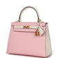 Special Order (HSS) Kelly Sellier 25 Rose Sakura and Nata Chevre Gold Hardware