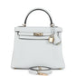 Kelly Retourne 25 Gris Platine Togo Permabrass Hardware