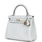 Kelly Retourne 25 Gris Platine Togo Permabrass Hardware
