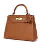 Kelly Sellier 28 Gold Epsom Gold Hardware
