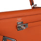 Kelly Sellier 25 Orange Epsom Palladium Hardware