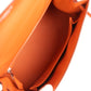 Kelly Sellier 25 Orange Epsom Palladium Hardware