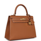Kelly Sellier 25 Gold Epsom Gold Hardware