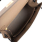 Special Order (HSS) Kelly Sellier 25 Black and Etoupe Chevre Mysore Permabrass Hardware