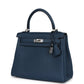 Kelly Retourne 25 Bleu De Prusse Togo Palladium Hardware