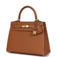 Kelly Sellier 25 Gold Epsom Gold Hardware