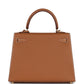 Kelly Sellier 25 Gold Epsom Gold Hardware