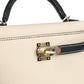 Special Order (HSS) Kelly Sellier 20 Craie and Black Epsom Permabrass Hardware