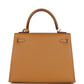 Kelly Sellier 25 Sesame Epsom Gold Hardware