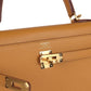 Kelly Sellier 25 Sesame Epsom Gold Hardware