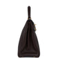 Vintage Kelly Retourne 32 Marron Fonce Fjord Gold Hardware