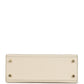 Special Order (HSS) Kelly Sellier 25 Craie and Gris Asphalte Epsom Brushed Gold Hardware