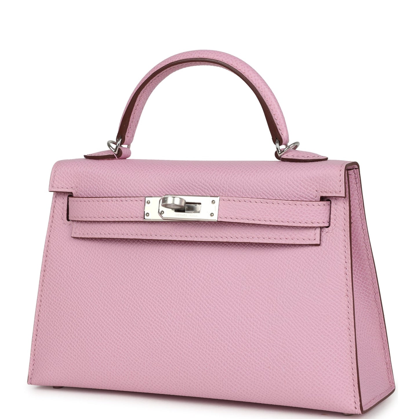 Kelly Sellier 20 Mauve Sylvestre Epsom Palladium Hardware