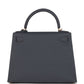 Kelly Sellier 28 Ardoise Epsom Gold Hardware