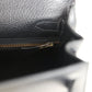Vintage Kelly Sellier 28 Black Ardennes Gold Hardware