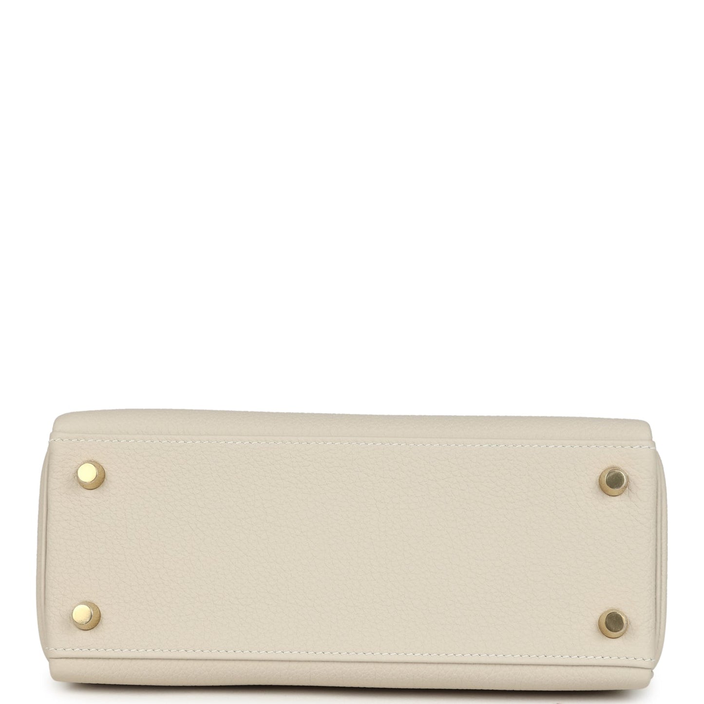Special Order (HSS) Kelly Retourne 25 Craie Verso Togo Brushed Gold Hardware