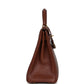 Vintage Kelly Retourne 32 Marron Fonce Ardennes Gold Hardware