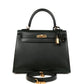 Kelly Sellier 25 Vert Fonce Box Gold Hardware