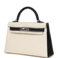 Special Order (HSS) Kelly Sellier 20 Nata and Black Chevre Mysore Palladium Hardware