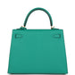 Kelly Sellier 25 Vert Jade Epsom Gold Hardware