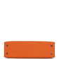 Kelly Sellier 20 Orange Epsom Palladium Hardware