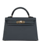 Kelly Sellier 20 Gris Misty Epsom Permabrass Hardware