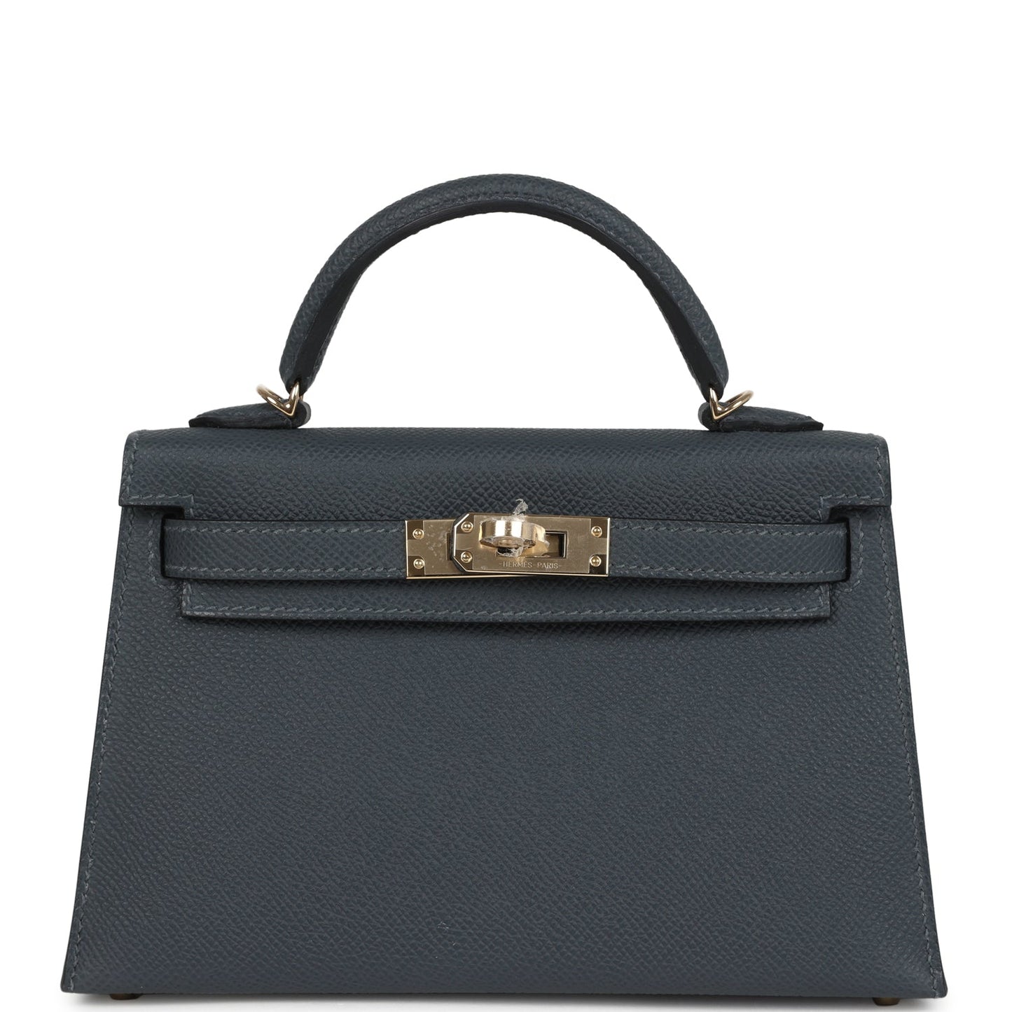 Kelly Sellier 20 Gris Misty Epsom Permabrass Hardware