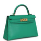 Kelly Sellier 20 Menthe Chevre Chamkila Gold Hardware