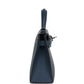 Kelly Sellier 20 Bleu de Prusse Epsom Palladium Hardware