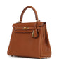 Kelly Retourne 25 Fauve Barenia Faubourg Gold Hardware