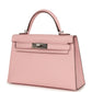 Kelly Sellier 20 Rose Sakura Chevre Mysore Palladium Hardware