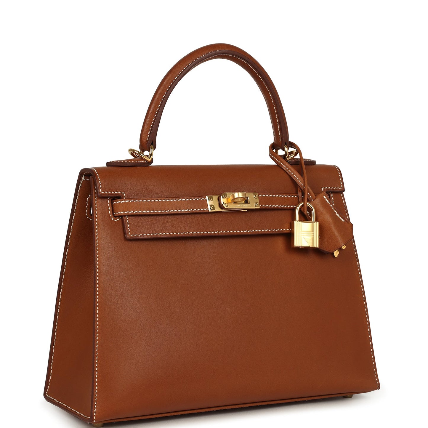Kelly Sellier 25 Fauve Barenia Gold Hardware