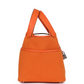 Picotin Cargo 18 Orange Swift and Toile Canvas Palladium Hardware