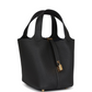 Picotin Lock 18 Dark Bronze Clemence Gold Hardware