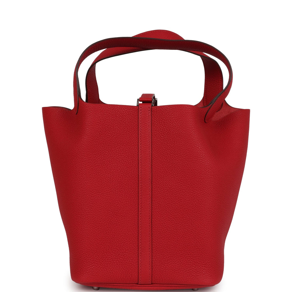Picotin Lock 22 Rouge Piment Maurice Palladium Hardware