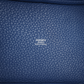 Picotin Lock 18 Bleu Tie Clemence Palladium Hardware
