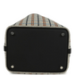 Picotin Lock 18 Black Swift and Ecru, Bleu, Black and Fauve Toile H Canvas Palladium Hardware