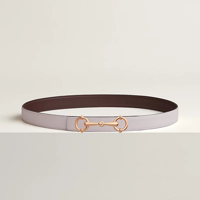 Lady Rider Belt Buckle & Reversible Leather Strap 24 MM