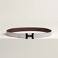Mini Constance So Black Belt Buckle & Reversible Leather Strap 24 MM