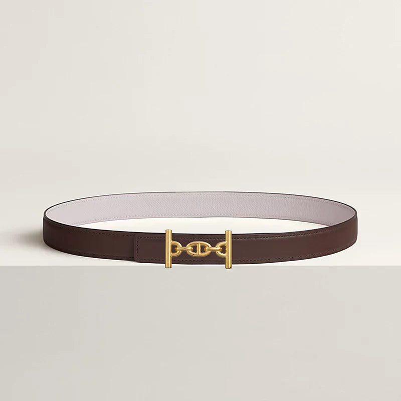 LAGUNE BELT BUCKLE & REVERSIBLE LEATHER STRAP 24 MM