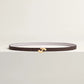 MY H BELT BUCKLE & REVERSIBLE LEATHER STRAP 13 MM