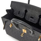 Hermès Birkin 25 Ostrich  leather Black color / Gold  Hardware 01