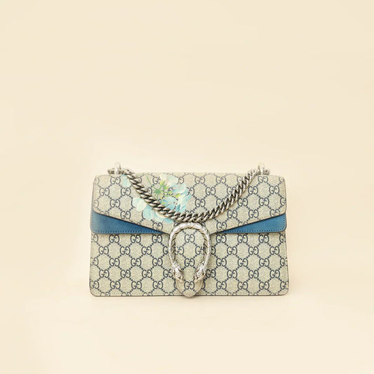 Gucci Multicolor GG Supreme Blooms Dionysus Small Shoulder