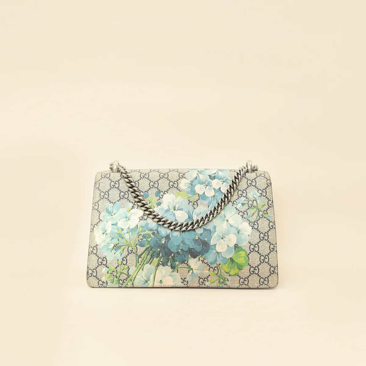 Gucci Multicolor GG Supreme Blooms Dionysus Small Shoulder