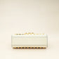 Gucci White Padlock Pearl Studs Small Shoulder