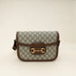 Gucci Ebony GG Supreme 1955 Horsebit Medium Shoulder