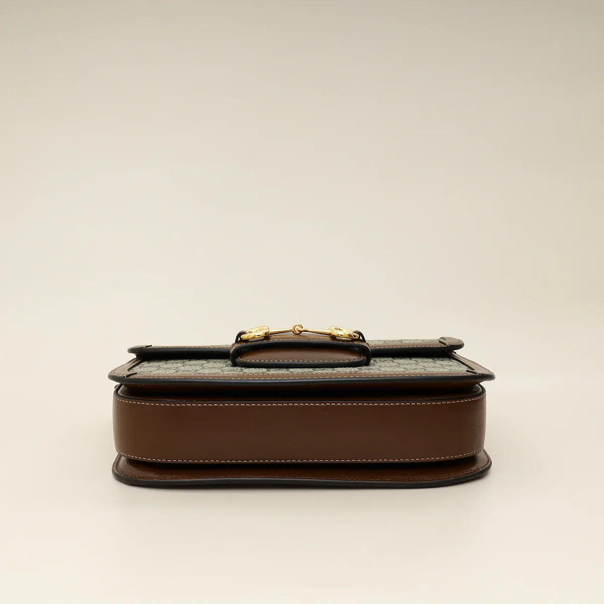Gucci Ebony GG Supreme 1955 Horsebit Medium Shoulder