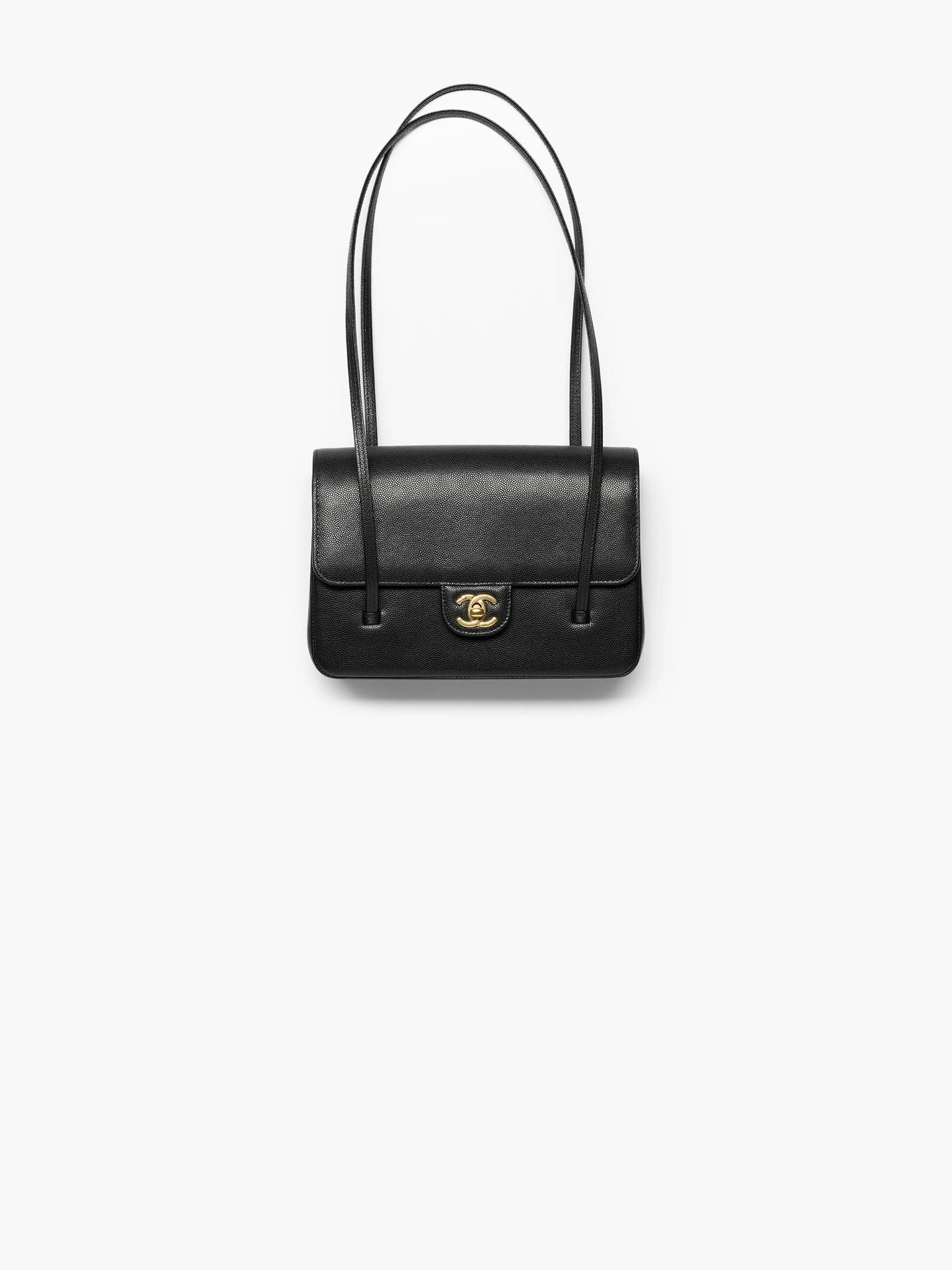 Clutch in Grainy Shiny Calfskin