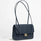 Clutch in Grainy Shiny Calfskin