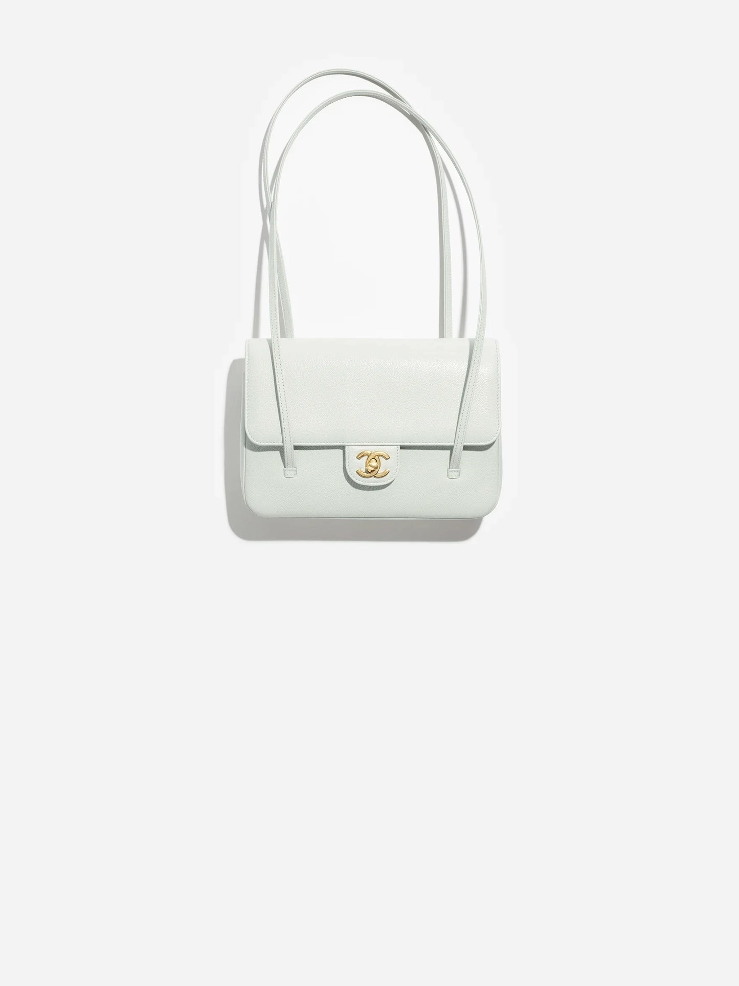 Clutch in Grainy Shiny Calfskin
